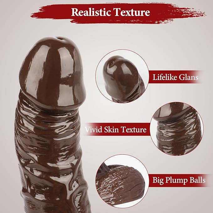 10 Inch Brown Dildo Big Dildos