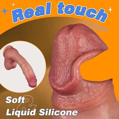 Anal dildo product photo soft silicone real touch